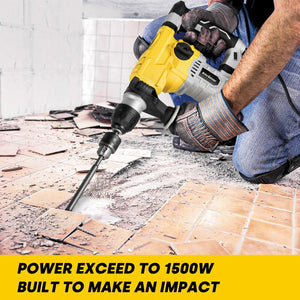 12A Heavy Duty SDS - Plus Rotary Hammer Drill for Concrete and Stone - EnventorTool