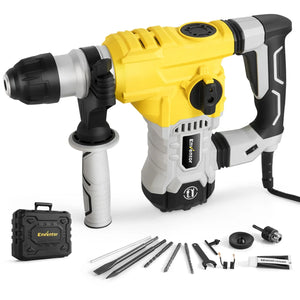 12A Heavy Duty SDS - Plus Rotary Hammer Drill for Concrete and Stone - EnventorTool