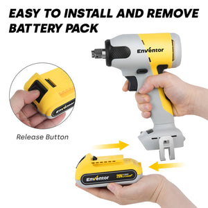 20V 2.0Ah Lithium Ion Replacement Battery for Cordless Power Tools - EnventorTool