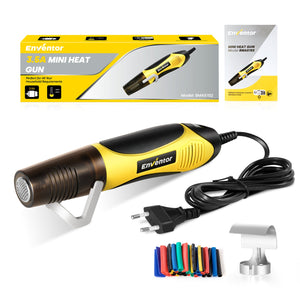 450W Mini Heat Gun | Dual Temp Handheld Hot Air Tool for Crafts and More - EnventorTool