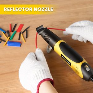 450W Mini Heat Gun | Dual Temp Handheld Hot Air Tool for Crafts and More - EnventorTool