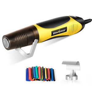 450W Mini Heat Gun | Dual Temp Handheld Hot Air Tool for Crafts and More - EnventorTool