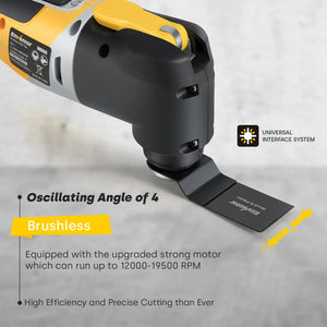 Cordless Oscillating Multitool with 28 Accessories and Fast Charger - EnventorTool