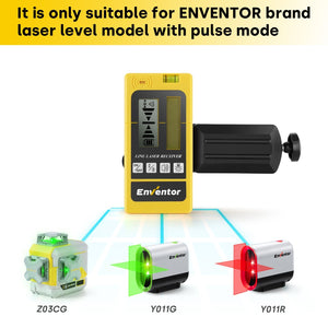 Laser Detector for Pulse Line Laser | Green and Red Beam Receiver - EnventorTool