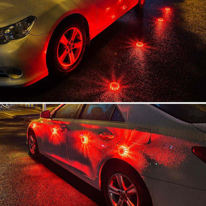 LED Road Safety Flares with 9 Modes and Magnetic Base - EnventorTool
