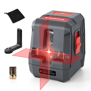 Red Self - Leveling Laser Level | 360° Horizontal and Vertical Line Laser Tool for Picture Hanging - EnventorTool