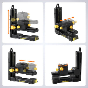 Versatile Magnetic Laser Level Adapter with Adjustable Clip - EnventorTool