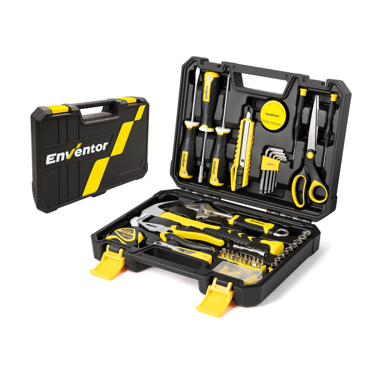 108-Piece Home Tool Kit for DIY Projects and Home Maintenance