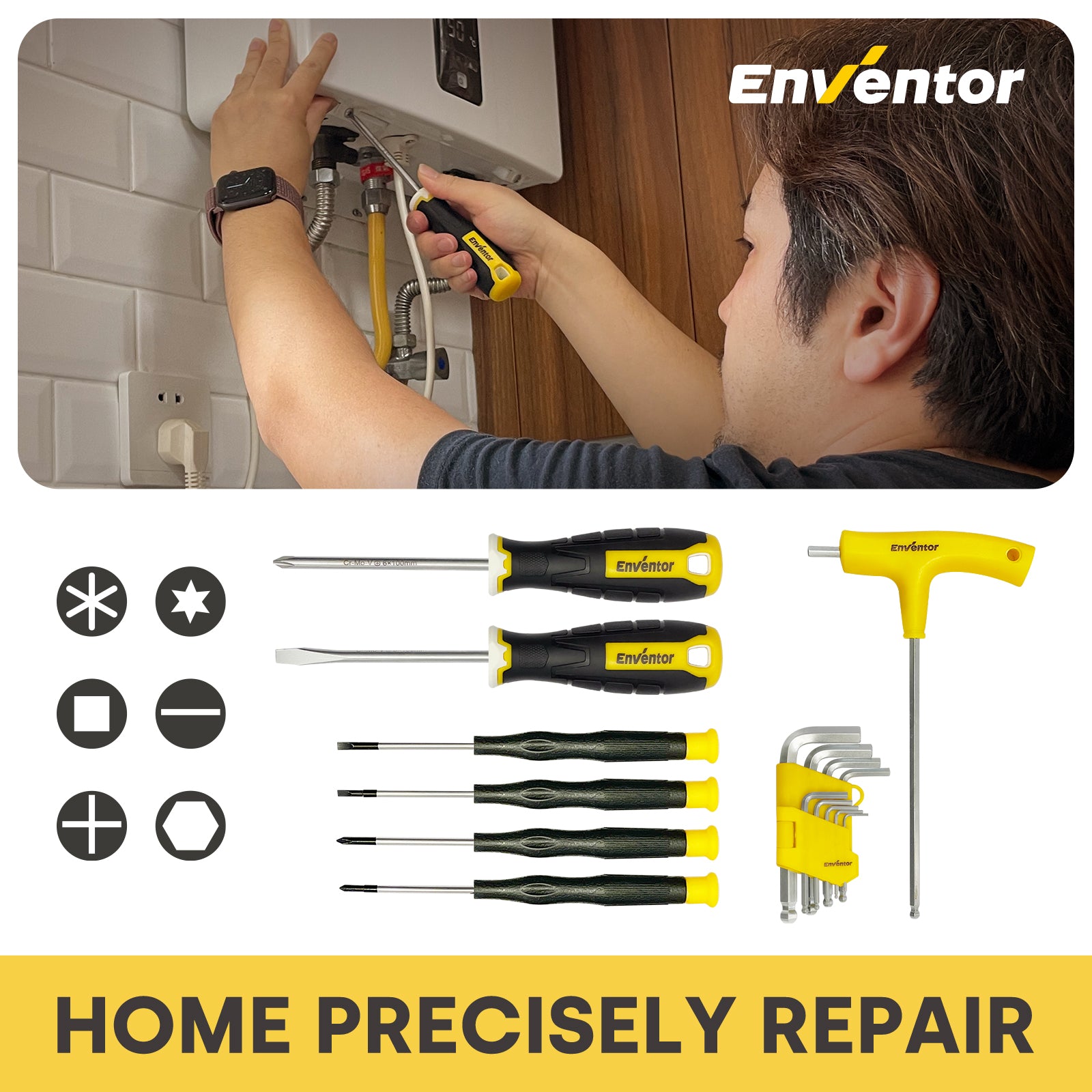 220-Piece Home Tool Kit for DIY and Repairs