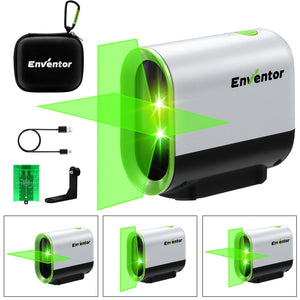 360° Rotatable Green Laser Level with Self - Leveling Capability - EnventorTool