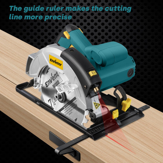 Enventor 10A Circular Saw | 5800 RPM, 7-1/4