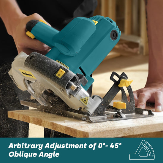 Enventor 10A Circular Saw | 5800 RPM, 7-1/4